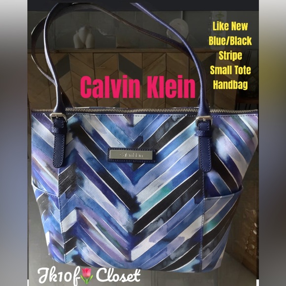 🌷LIKE NEW🌷CALVIN KLEIN 🌷TOP ZIPPER TOTE HANDBAG - Picture 11 of 11